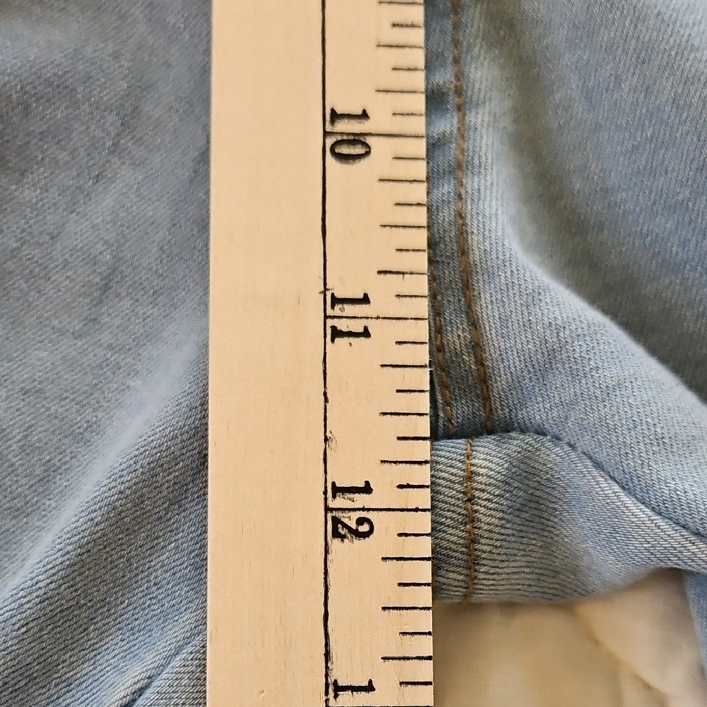 Athina - High Rise - Shimmer Shingle Skinny Jeans- size L - Picture 5 of 7